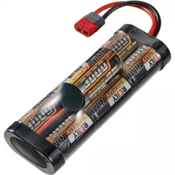 Reely NiMH Battery Pack 8.4 V 3000 mAh 7-Cell Sub-C Hump T-Plug RE-7863537