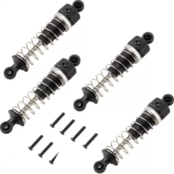 Reely Replacement Shock Absorber Set (2 pcs) for 1:10 RC Cars, Buggies, Trucks - 90mm Aluminum Oil-Filled