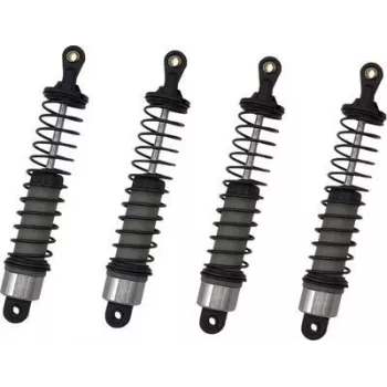 Reely RE-7409313 Oil Pressure Shock Absorber (2 pcs, 1:10 RC, 93 mm, Aluminium, Blue)