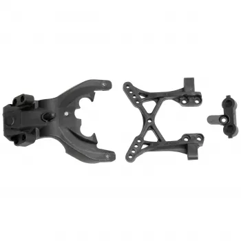 Reely RE-7766616 Front Shock Tower / Damper Bridge - Aluminum, Silver
