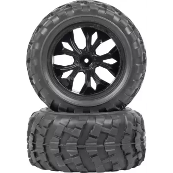 Reely RE-7083018 Complete Wheels for Rhino 2 (2 pcs, 1:10, 12mm Hex)