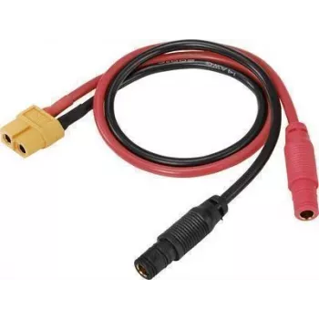 Reely Charging Cable XT60 Female to 2x 4mm Banana Plugs 30cm RE-7104525
