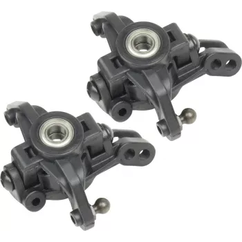 Reely RE-7083027 Steering Knuckle Set for Rhino 2 (2 pcs, Black)