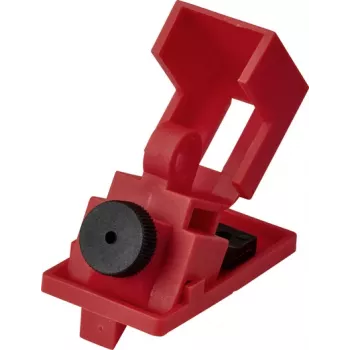 Sygonix SY-6872680 Circuit Breaker Lockout Device Red Clamp-On for MCB Toggle Width up to 28.9 mm