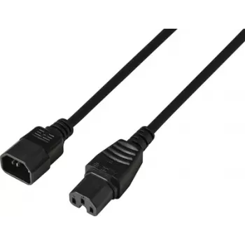 Sygonix SY-7154268 Mains Power Cable CEE 7/7 to IEC C13 3 m Black