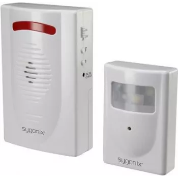 Sygonix SY-5045276 PIR Motion Detector with 120 dB Alarm and LED