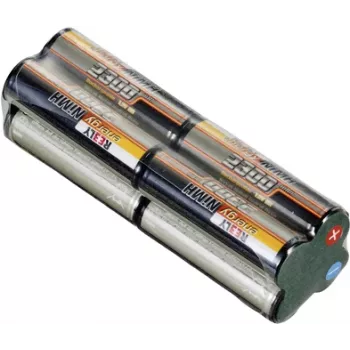 Reely NiMH Battery Pack 9.6V 2300mAh 8x AA Block with Solder Tabs (RE-7853238)