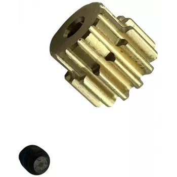 Reely RE-9043674 Motor Pinion Gear 14 Teeth Mod 0.6 Hardened Steel for 3.175mm Shaft
