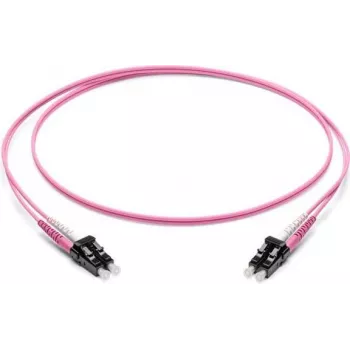 Corning LC/LC OM4 50/125 µm Multimode Fiber Patch Cable, 5 m, Violet F050502Q2Z20005M-VI