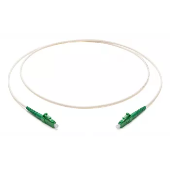 Corning F222201J1Z20015M LC/APC to LC/APC Simplex Fibre Patch Cable, 2.0 mm, 15 m, White