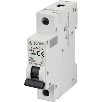 Sygonix SY-6440884 SYG-MCB 1P/B25/6KA Miniature Circuit Breaker 1-pole 25 A 240 V AC