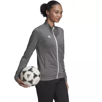 adidas Entrada 22 Track Jacket Grey Four H57527 Size S