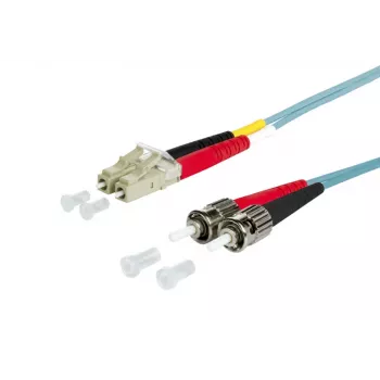 METZ BTR 151J1JOAO20E OpDAT Patch Cable OM3 LC-Duplex to 2x ST Multimode 2m Aqua I-V(ZN)H 50/125