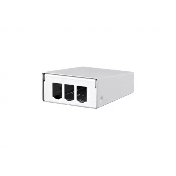 METZ BTR E-DAT modul Surface-Mount Housing, 3-Port, Unpopulated, Pure White RAL9010 130861-0302-E