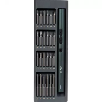 JOY-IT WE-0002 62-Piece Electric Precision Screwdriver Tool Set with Magnetic Case