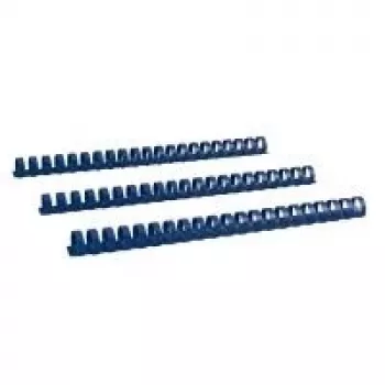 LMG BRP190-BL Blue Plastic Binding Combs for 145 Sheets, 19 mm Spine, 100 Pieces