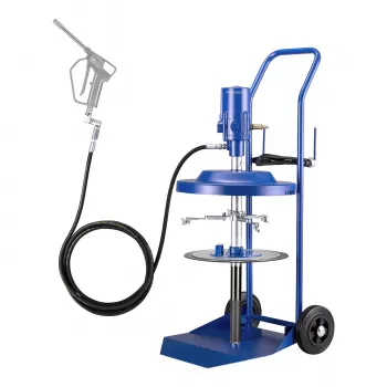 PRESSOL FB-WA 19000530 Pneumatic Grease Filling System for 25 kg Containers, 4 m Hose, High-Pressure Gun