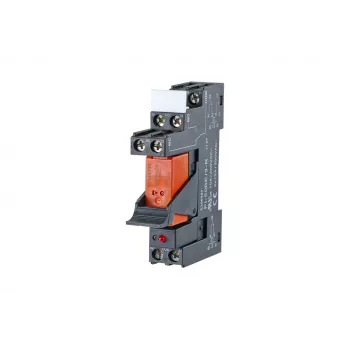METZ CONNECT 11051005 Cat.6A Shielded RJ45 Keystone Module, Tool-Free, Black/Orange