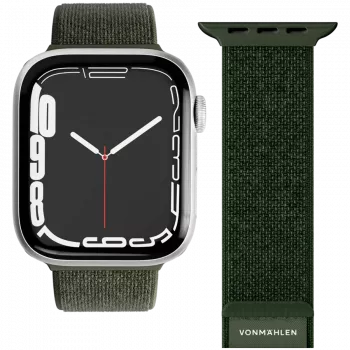 VONMÄHLEN Fitness Loop 2 Watch Strap for Apple Watch 44mm, 45mm, 49mm - Olive