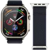 VONMÄHLEN Classic Nylon Loop Watch Band for Apple Watch 44/45/46/49mm, Navy, One Size