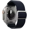 VONMÄHLEN Classic Nylon Loop Watch Band for Apple Watch 44/45/46/49mm, Navy, One Size