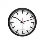PEWETA Radio-Controlled Train Station Wall Clock Black 300 mm 51.001.322
