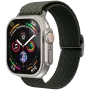 VONMÄHLEN Woven Loop for Apple Watch 44/45/46/49mm, Olive