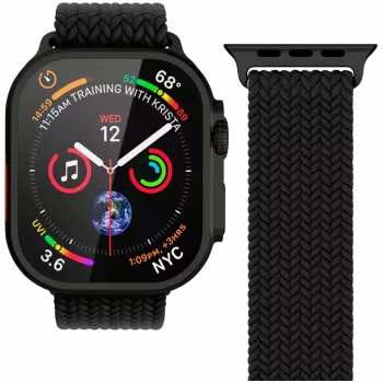 VONMÄHLEN Woven Loop 40, 41, 42mm One Size, All Black