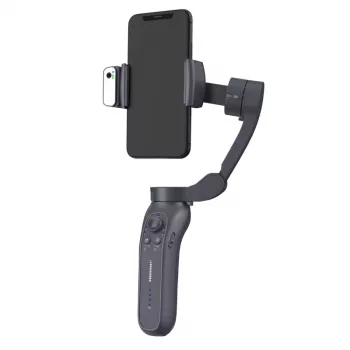 GREEN MNKY GM TrackMotion Gimbal Z.SH.1 - AI Face & Object Tracking Smartphone Stabilizer, 360° Pan, Gesture Control, USB-C, Black