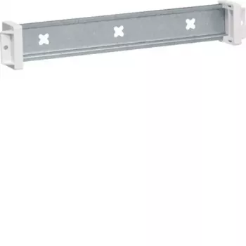 Hager UT22C Insulated DIN Rail, Top-Hat Profile 35x7.5 mm, Depth Adjustable up to 21 mm, Grey