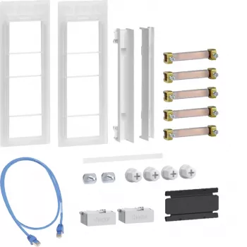 Hager universZ Connection Set ZM02MS 3-Point Cabinet-to-Cabinet with WAN Connection