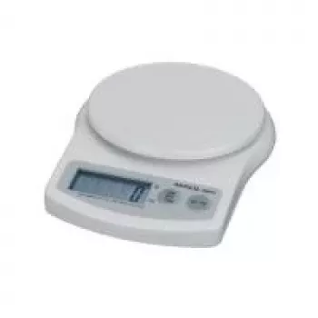 MAULalpha Digital Letter Scale 5 kg, Silver, g/oz, One-Button, Battery Powered 1645002