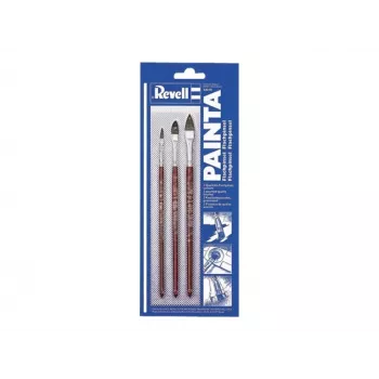Revell Flat Brush Set 3-Piece (29610)
