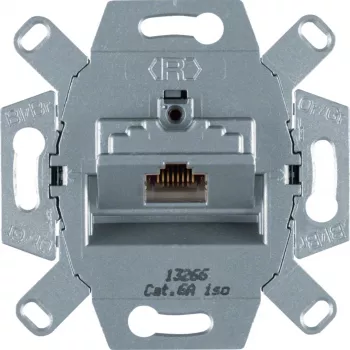 Hager G3139 RJ45 Cat.6 Shielded Data Socket Insert for Skirting Duct