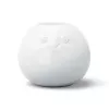 FIFTYEIGHT PRODUCTS Vase Amüsiert Round White Porcelain 200mm