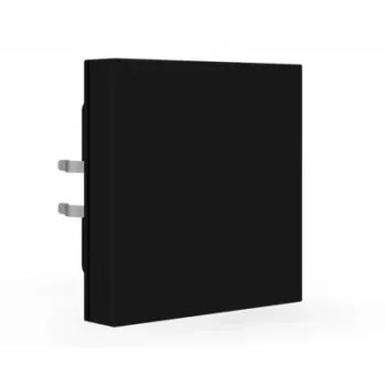 MDT KNX Push Button Light 55 Basic 1-fold Matte Black BE-TAL55B106.01