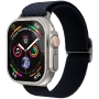 VONMÄHLEN Woven Loop for Apple Watch 44/45/49mm, Navy