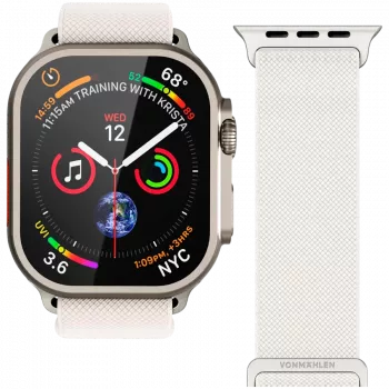 VONMÄHLEN Classic Nylon Loop 44, 45, 46, 49mm One Size, Cream
