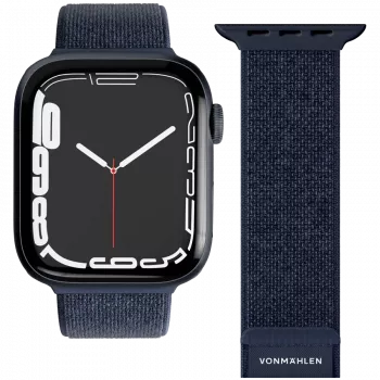 VONMÄHLEN Fitness Loop 2 Smartwatch Band for Apple Watch 40/41/42mm, Navy, One Size
