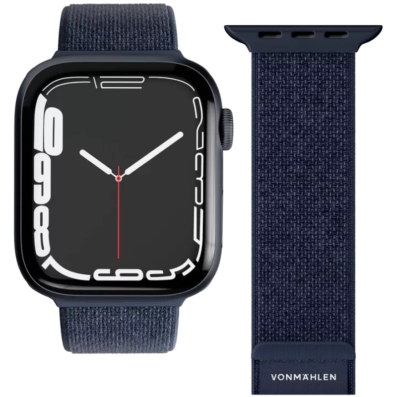 VONMÄHLEN Fitness Loop 2 Smartwatch Band for Apple Watch 40/41/42mm, Navy, One Size