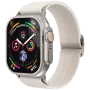 VONMÄHLEN Classic Nylon Loop for Apple Watch 40/41/42mm, Cream
