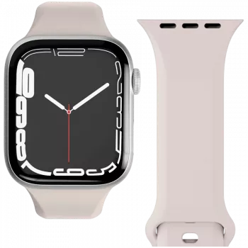 VONMÄHLEN Classic Band 2 for Apple Watch 44mm, 45mm, 49mm, One Size, Cream