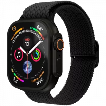 VONMÄHLEN Woven Loop 44, 45, 46, 49mm One Size, All Black
