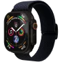 VONMÄHLEN Woven Loop for 44/45/46/49mm Apple Watch, Navy Black
