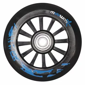 MUUWMI AU 408 Stunt Scooter, 100 mm Wheels, Black/Blue