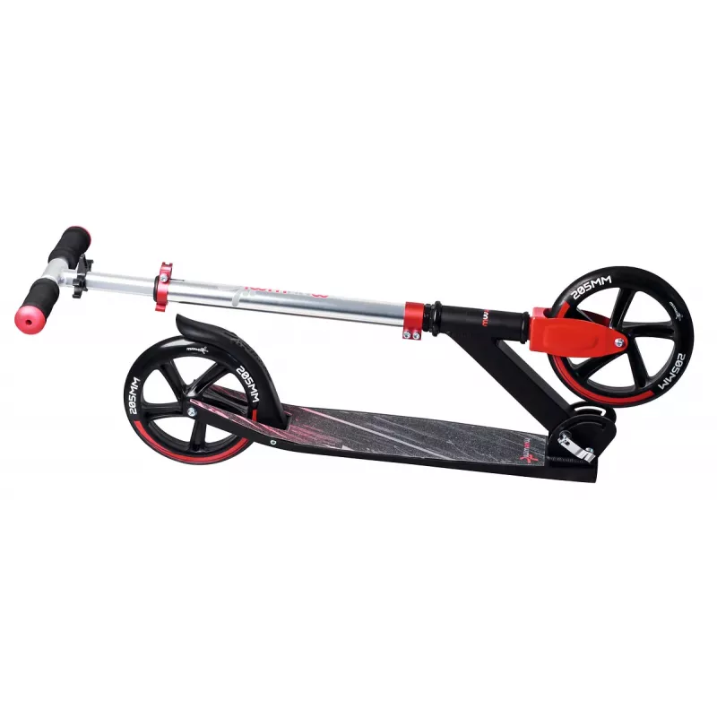 MUUWMI AU 565 Aluminium Kick Scooter, Red, 205 mm Wheels