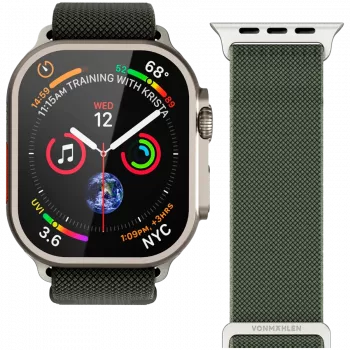 VONMÄHLEN Classic Nylon Loop 44, 45, 46, 49mm One Size, Olive