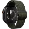 VONMÄHLEN Woven Loop for Apple Watch 40/41/42mm, Olive Black