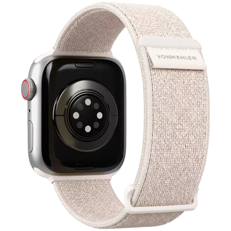 VONMÄHLEN Fitness Loop 2 Watch Band for Apple Watch 40/41/42mm, Cream