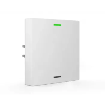 MDT BE-TAL63T1.01 KNX Glass Push Button 1-fold with RGB-W Status LED, Temperature and Brightness Sensors, Studio White Glossy Neutral